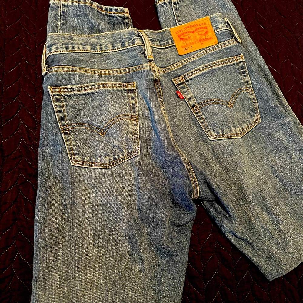Levi’s, medium/dark denim